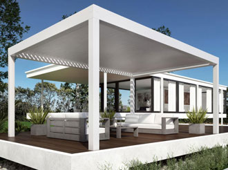 Pergola bioclimatica autoportante