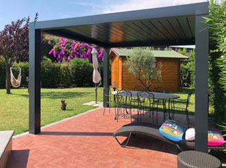 struttura lamellare tutta color antracite 400x450