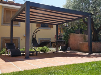 Struttura autoportante con telo in pvc avorio cm 400x400