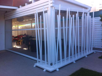 Tenda a caduta in pvc cristal